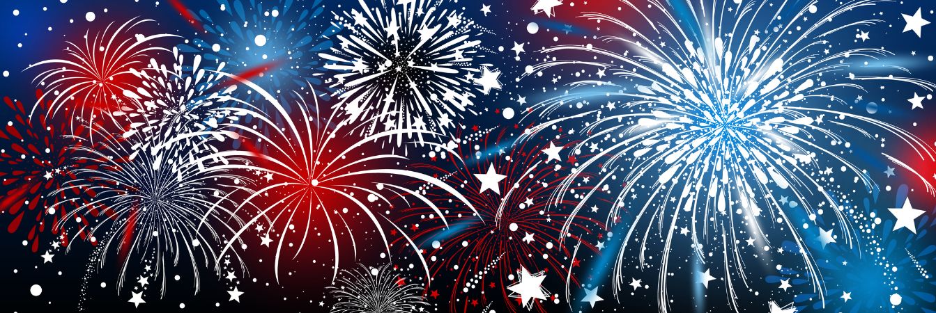 fireworks horizontal